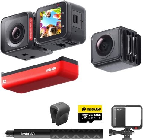Insta360 One RS 4K Edition Waterproof Action Camera with .